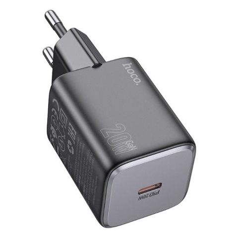 Incarcator Retea HOCO N40, 20 W, 3 A, USB-C (Negru)