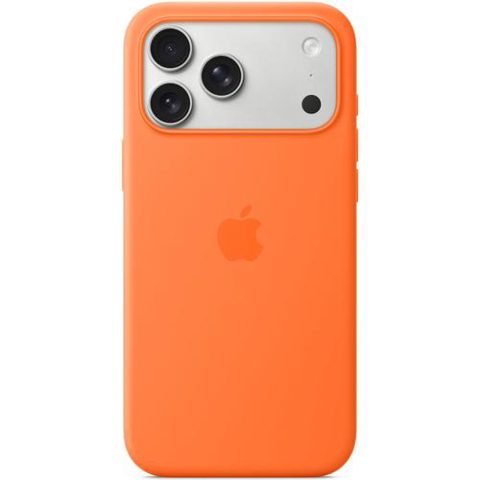 Husa de protectie spate Apple Silicone Case MGFL4ZM/A cu MagSafe pentru iPhone 17 Pro Max (Portocaliu)