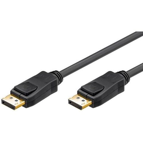 Cablu Lanberg CA-DPDP-10CC-0030-BK, Displayport tata - Displayport tata, contacte aurite, 3m