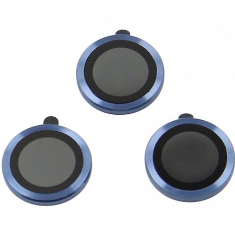 Folie de protectie Camera Spate OEM pentru Apple iPhone 17 Pro, Sticla Securizata, Bleumarin