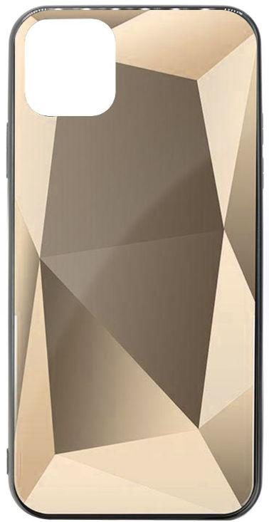Protectie Spate Meleovo Glass Diamond MLVGDPXIGR pentru iPhone 11 (Gri/Negru)