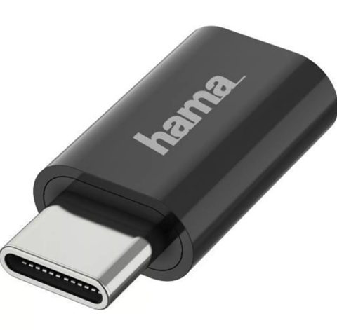 Adaptor Hama 200310, USB-C - MicroUSB