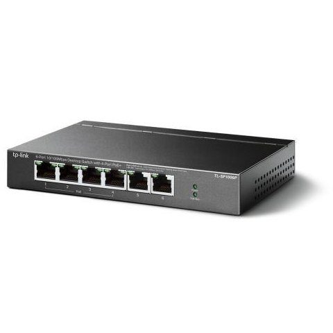TPL 6PORT 10/100 DESKTOP 4P PoE Switch TP-LINK TL-SF1006P