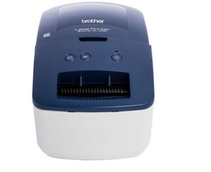 Sistem de Etichetare Brother QL-600B, 300 DPI, 127 mm/sec, USB (Albastru)