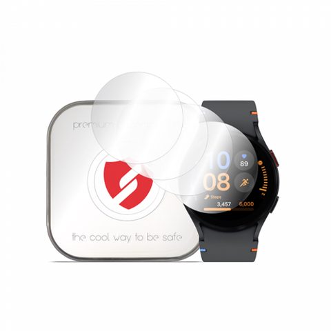 Folie Protectie Smart Protection Premium Classic pentru Samsung Galaxy Watch FE, Set 4 bucati, Plastic