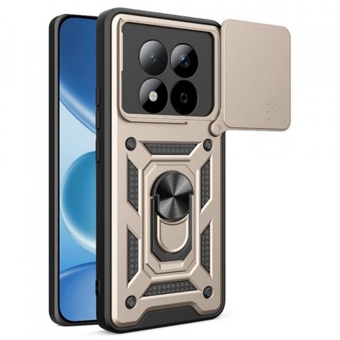 Husa pentru Xiaomi Redmi Note 15 Pro 5G, Techsuit, CamShield, Aurie