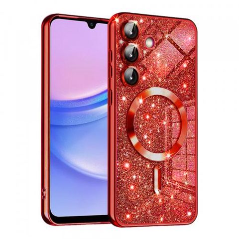 Husa MagSafe pentru Samsung Galaxy A15 5G A156 / A15 A155, Techsuit, Luxury Glitter