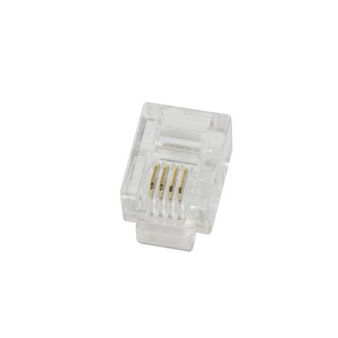 Plug modular Logilink RJ11, 100 buc