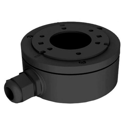 Doza neagra de conexiuni din aluminiu Hikvision DS-1280ZJ-XS black