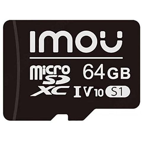 Card de memorie Imou ST2-64-S1, MicroSD 64GB, clasa 10, citire 95 MB/s, scriere 38 MB/s