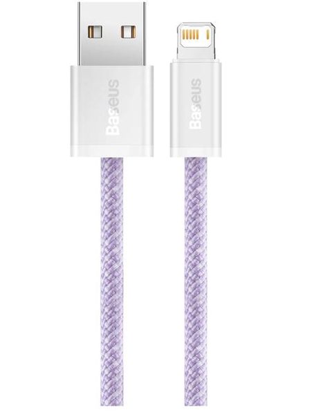 Cablu Date si Incarcare USB-A - Lightning Baseus Dynamic Series, 18W, 2m, CALD000505 (Mov)