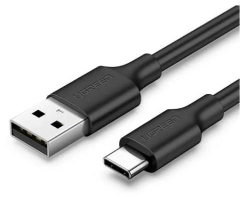 Cablu Date si Incarcare USB-A - USB-C UGREEN US287, 20W, 0.25m, Negru