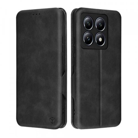 Husa pentru Xiaomi 14 Pro, Techsuit, Safe Wallet Plus, Neagra