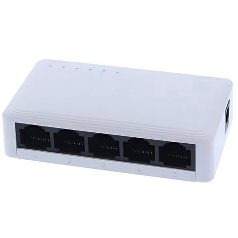 Switch IMOU SG105C cu 5 porturi Gigabit, Plug and Play, Indicator LED, Protectie la supratensiune