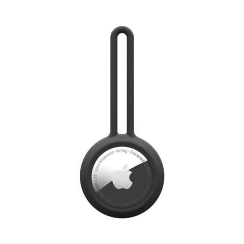 Carcasa de protectie UAG U Dot Loop compatibila cu Apple AirTag, Antimicrobiana (Negru)