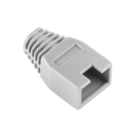Pachet cu mansoane de protectie pentu conectori modulari , Gembird ,100 bucati , gri