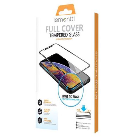Folie Lemontti Sticla Full Fit compatibila cu Xiaomi Redmi Note 11 Pro PLus, Black, 1 fata, 9H, 0.33mm