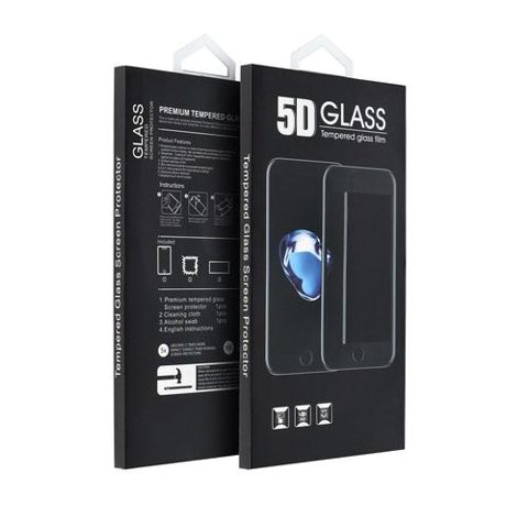 Folie de protectie Ecran OEM pentru Huawei P Smart (2019), Sticla securizata, Full Glue, 5D, Neagra