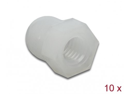 Set 10 buc protectii impotriva vremii/coroziunii pentru surub M5 Alb, Delock 60235