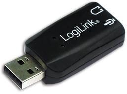 Adaptor de sunet LogiLink, 5.1 virtual UA0053 (Negru)