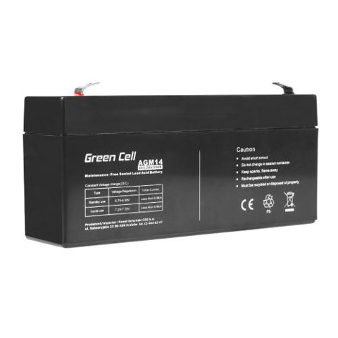 Acumulator Plumb Acid Green Cell 6V 3.2Ah VRLA Baterie Gel fara mentenanta jucarii sisteme de alarma