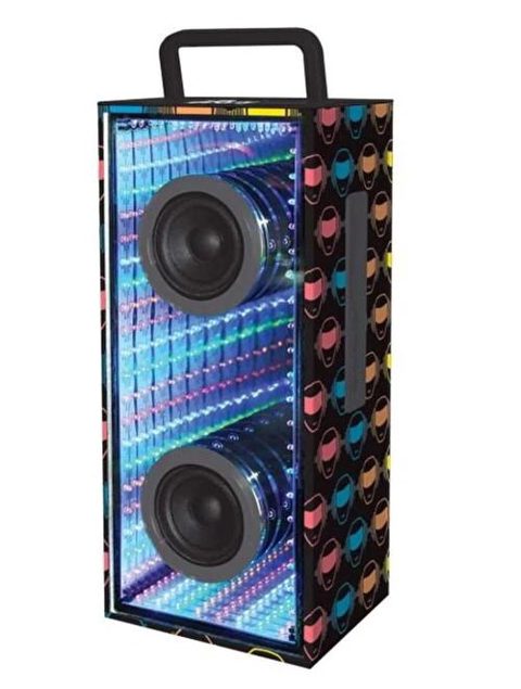 Boxa portabila Lexibook Iparty, Bluetooth, 12W, Lumini, Baterie 4400 mAh, pana la 7 ore (Negru)