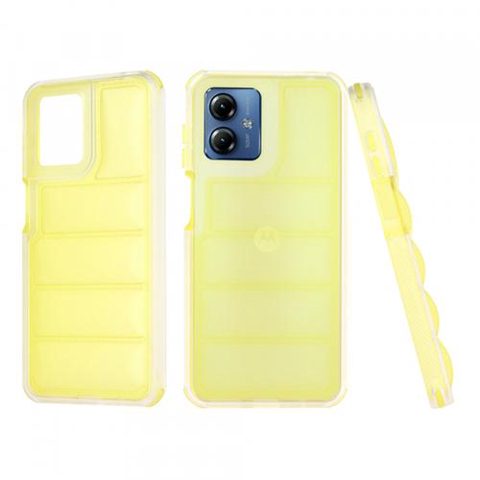 Husa pentru Motorola Moto G14, Techsuit, Wave Shield, Galbena