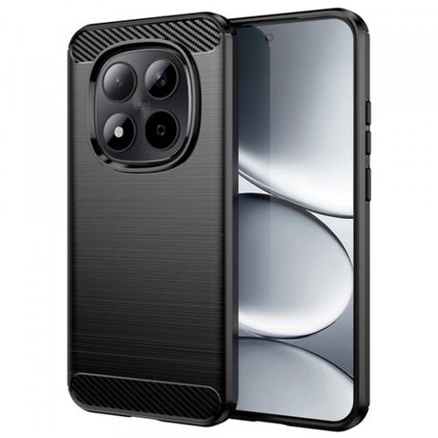 Husa pentru Xiaomi Redmi Note 15 Pro 4G, Techsuit, Carbon, Neagra
