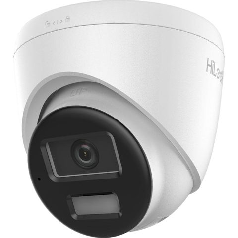 Camera IP dome Hikvision HiLook IPC-T240HA-LUF/SL, 4MP, dual light 30m, slot card, microfon si difuzor, IP67, Human and Vehicle Detection