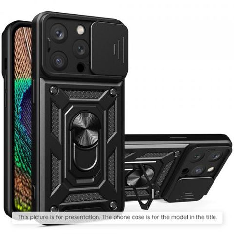 Husa pentru Samsung Galaxy A37 5G, Techsuit, CamShield, Neagra