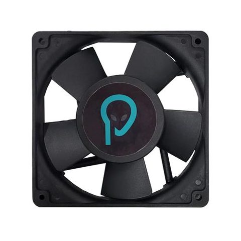 Unitate racire SPACER, 1U pentru rack 19″, 120mm, 2300rpm, 30dBA, flux aer 69cfm, otel 0.8mm, cablu 0.7m, Negru