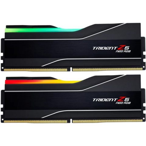 Memorii G.Skill Trident Z5 NEO RGB Black AMD EXPO, 32GB, DDR5-6400MHz, CL30, Dual Channel