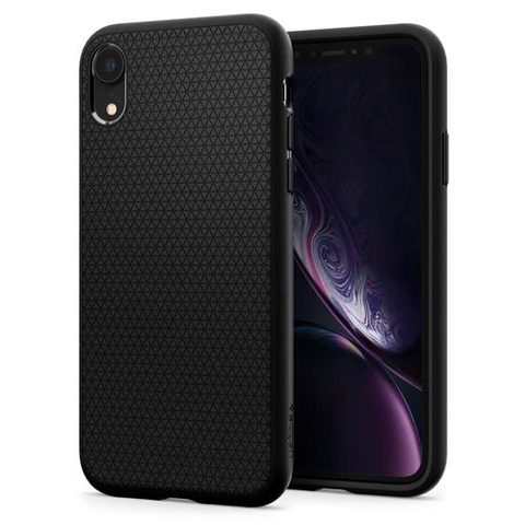 Carcasa Spigen iPhone XR Liquid Air, Matte Black