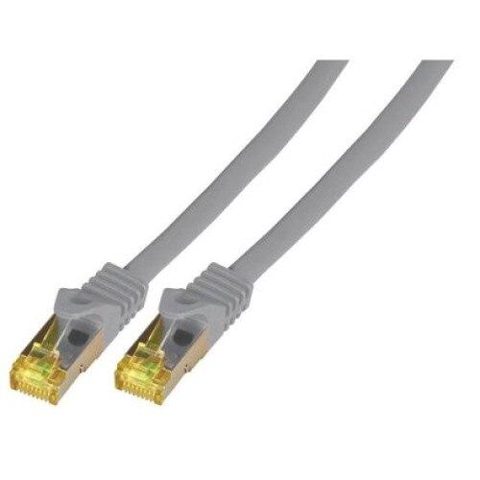 Cablu de retea din fibra optica EFB Elektronik MK7001.2G, S/FTP, LSZH, cat6a, 2m (Gri)