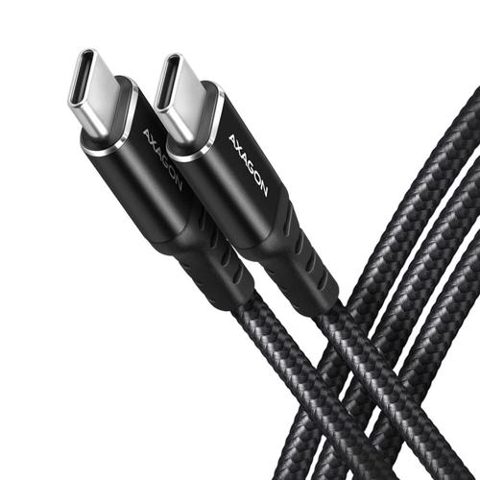 Cablu de date si incarcare, Axagon, USB-C la USB-C, 1.5 m, Negru