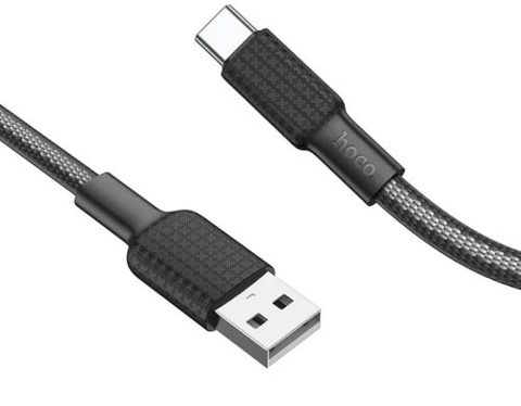 Cablu Date si Incarcare USB-A - USB-C HOCO X69, 18W, 1m, Negru