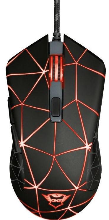 Mouse Gaming Trust GXT 133 Locx, Iluminat, USB, 4000 DPI (Negru)