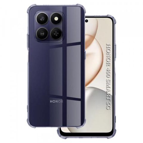 Husa pentru Honor 400 Smart 4G / X7d 4G / 400 Smart 5G, Techsuit, Shockproof Clear, Neagra