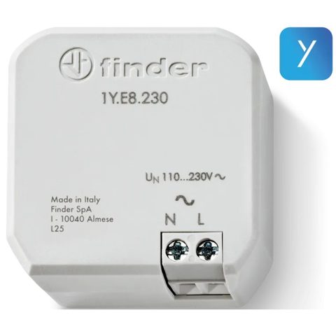 Amplificator semnal Bluetooth Yesly, Finder 1Y.E8.230, alimentare 230 VCA, montaj in doza