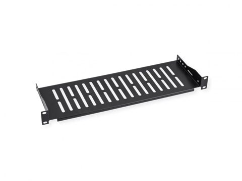 Sertar pentru cabinet 19" 1U 485x150mm max 10kg Negru, Value 26.99.0400