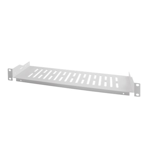 Raft fix Logilink 1U pentru rack 19 inch SF1C25G, adancime 152mm, sarcina maxima 5Kg, vopsea antistatic, otel 1.5mm, Gri