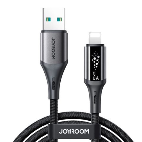 Cablu Date si Incarcare USB-A - Lightning Joyroom S-A60 StarTalk, 18W, 1.2m, Negru