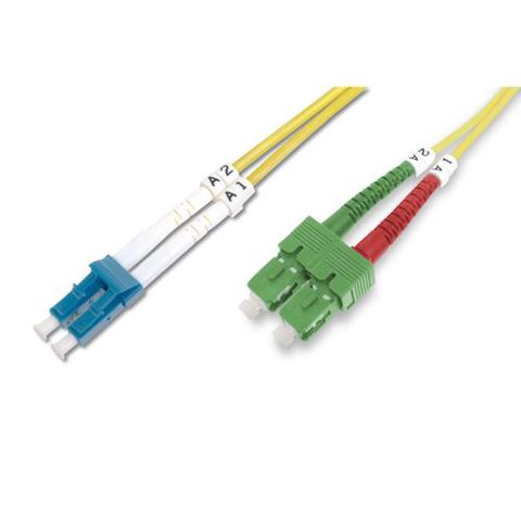 Cablu fibra optica Digitus DK-292SCA3LC-02 2 M LC I-VH OS2 Galben DK-292SCA3LC-02