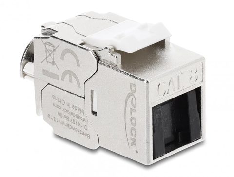 Keystone RJ45 la LSA Cat.8.1 ecranat locking clip/dust cover, Delock 90795