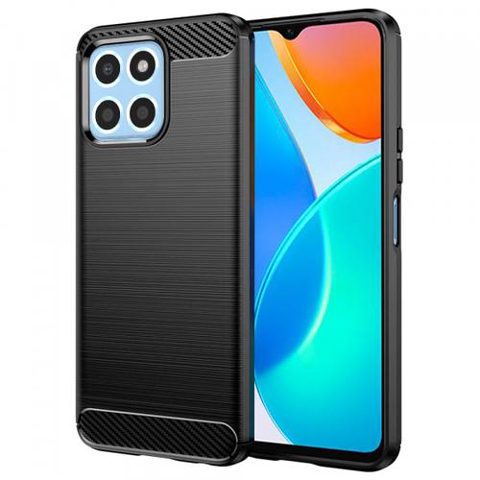 Husa pentru Honor 70 Lite / X6 / X8 5G, Techsuit, Carbon, Neagra