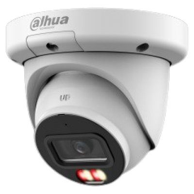 Camera IP WizSense Dahua IPC-HDW3649QM-S-IL-0280B, 6MP, lentila 2.8mm, IR+LED alb 30m, AcuPick, AI SSA, PoE, microfon, slot card, IP67