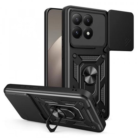 Husa pentru Xiaomi 15T, Techsuit, CamShield, Neagra