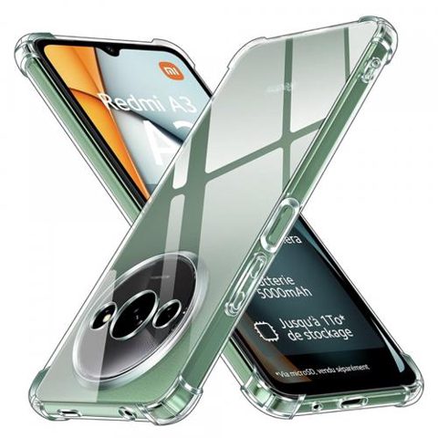 Husa pentru Xiaomi Redmi A3x / A3, Techsuit, Shockproof Clear, Transparenta