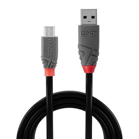 Cablu de date Lindy LY-36735, 5m, USB 2.0 Type A - MicroUSB