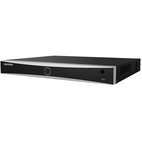 NVR 8 canale AcuSense Hikvision DS-7608NXI-I2/8P/S, 12MP, H.265+, alarma, 8 x PoE